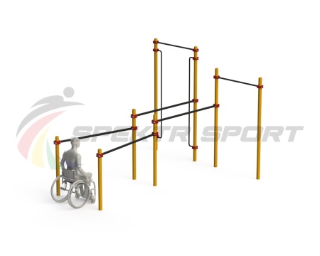 Купить Спортивный комплекс для инвалидов-колясочников WRK-D19_76mm в Сертолове 
