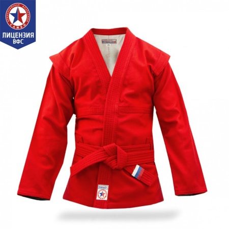 Купить Куртка для самбо "Атака" ВФС (подкладка, пояс)  р 36-48 в Сертолове 