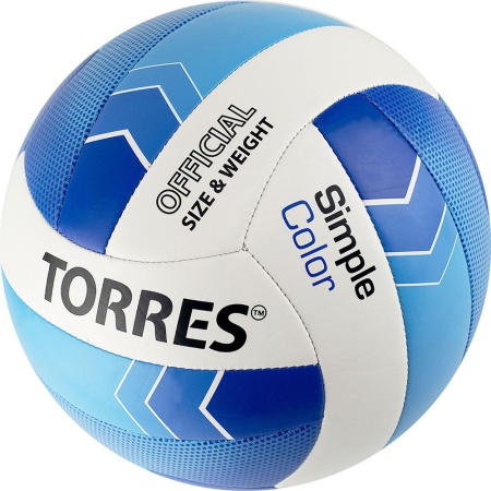 Купить Мяч волейбольный Torres Simple Color любительский р.5 в Сертолове 